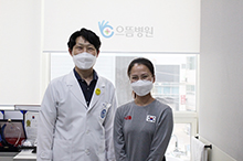 경북체육회 컬링팀 김은정선수 치료차 내원